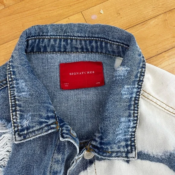 Custom Hand Painted Tennessee Vols Distressed Denim Jacket - Picture 9 of 10